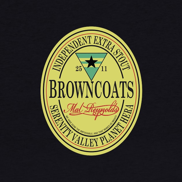 Browncoats Independent Extra Stout by rexraygun